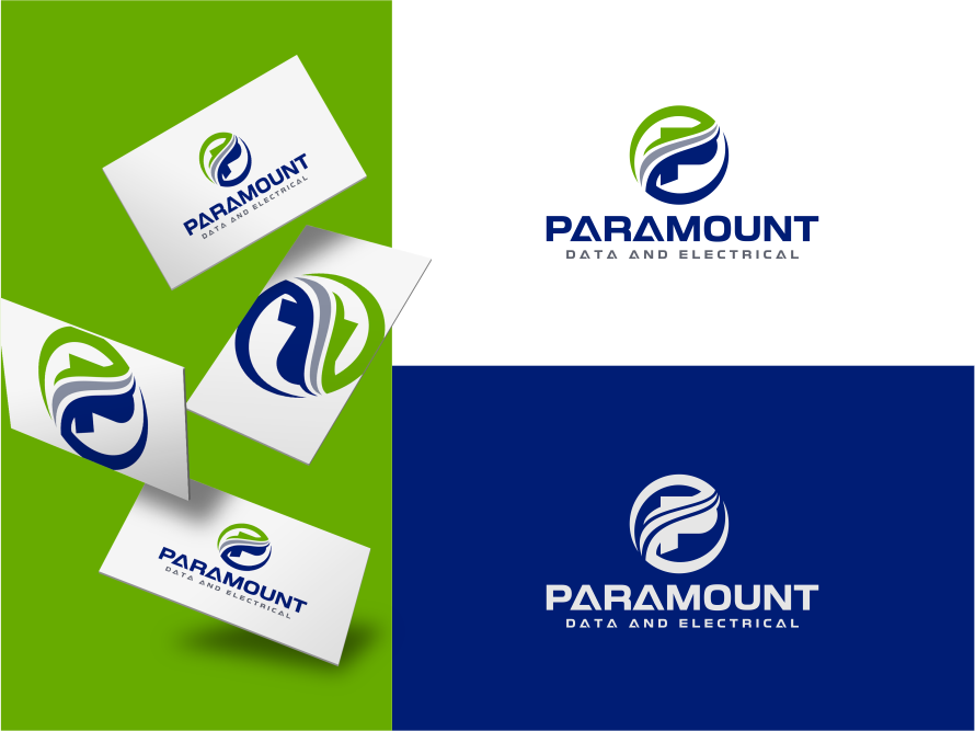 Logo Design by artswolf for Paramount data and electrical  | Design #26353714