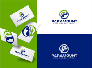 Paramount data and electrical | Logo Design by artswolf