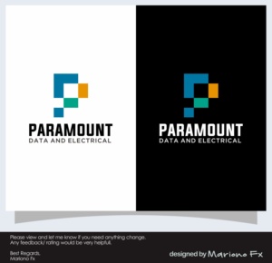 Diseño de Logo por Mariono Fx para Paramount data and electrical  | Diseño: #26339731