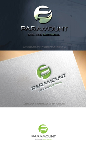 Diseño de Logo por graphicevolution para Paramount data and electrical  | Diseño: #26324098