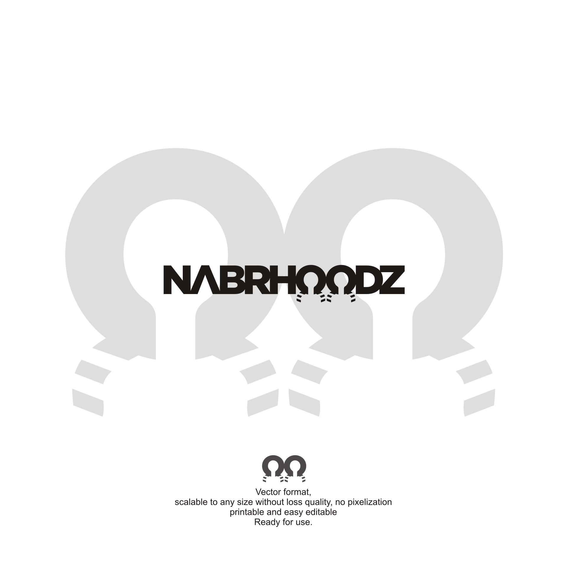 Logo Design by aquila© for NABRHOODZ | Design #26370056
