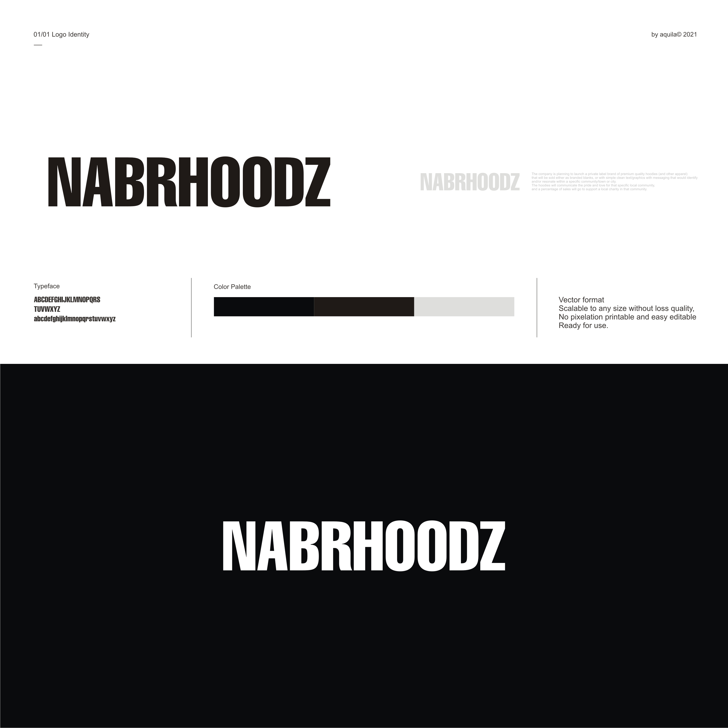 Logo Design by aquila© for NABRHOODZ | Design #26372389