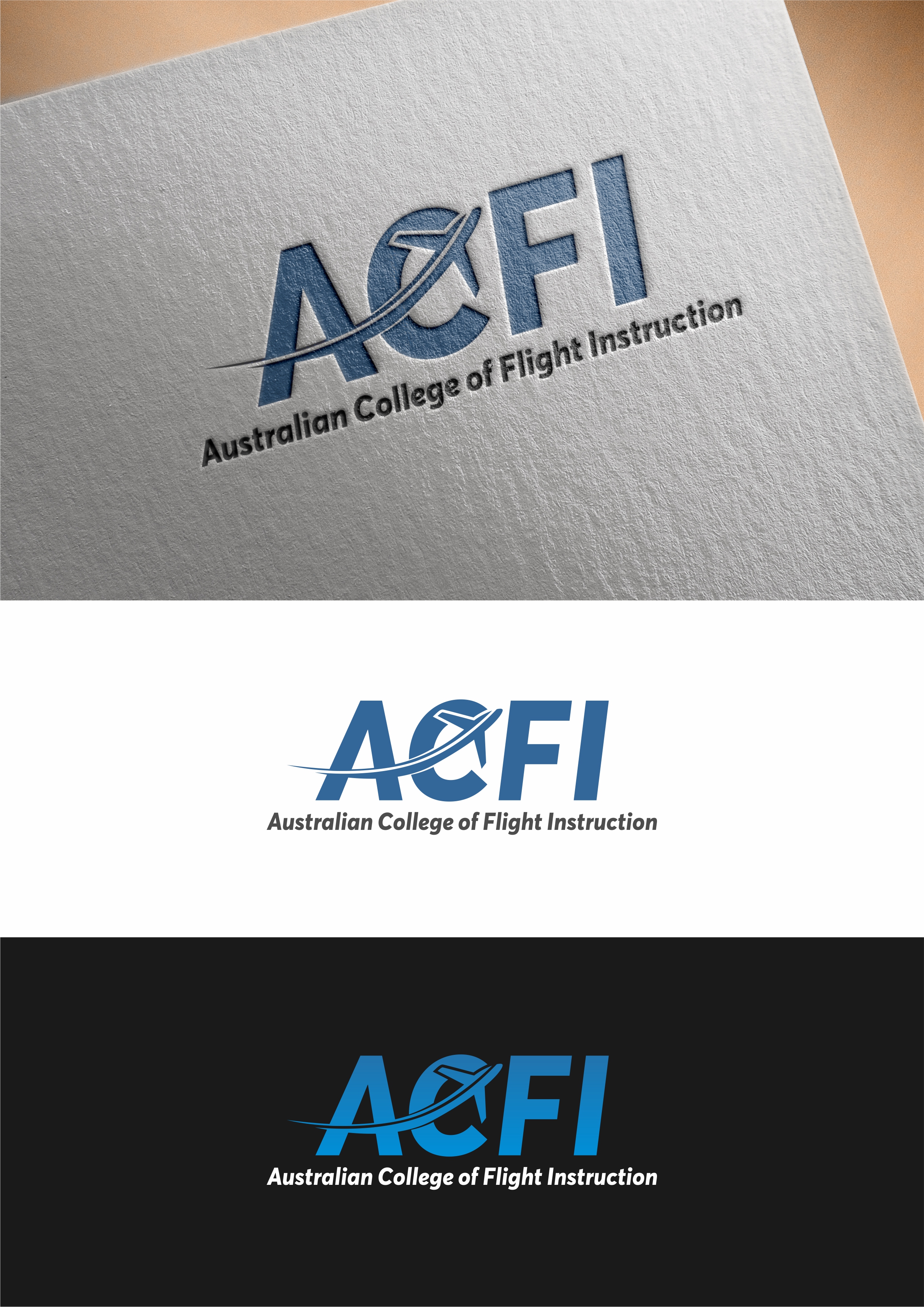 Logo Design by Dickythx16 for Australian Flight Examiners Pty Ltd | Design #26319800