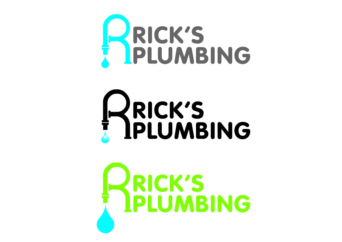 Logo Design by Toniel Leung for Rick's Plumbing | Design #66308