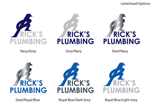 Logo Design by Toniel Leung for Rick's Plumbing | Design: #66704