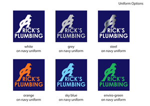 Logo Design by Toniel Leung for Rick's Plumbing | Design: #66706