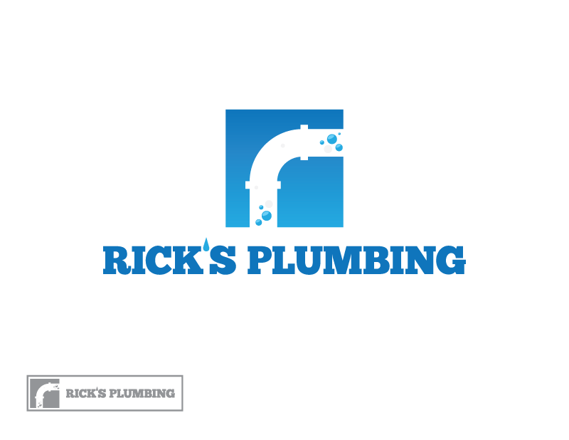 Logo Design by Pixel Republic for Rick's Plumbing | Design #67233