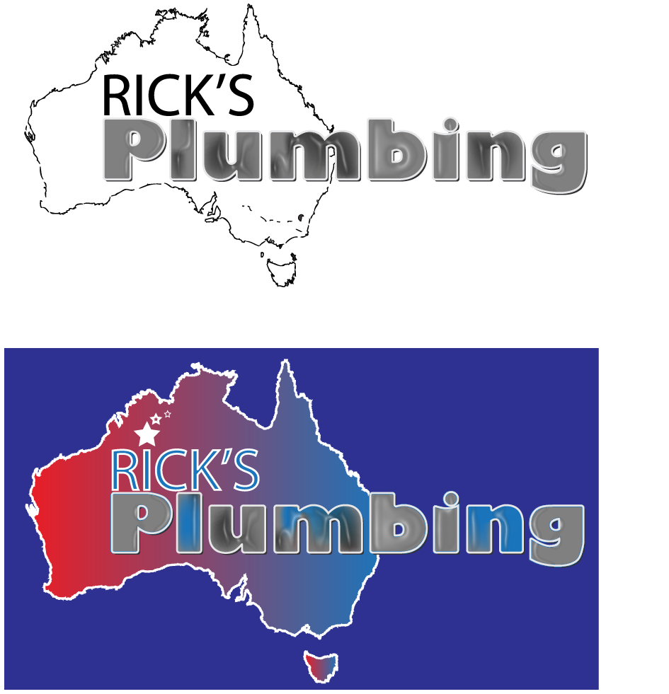 Logo Design by Cláudia Polónia for Rick's Plumbing | Design #67055