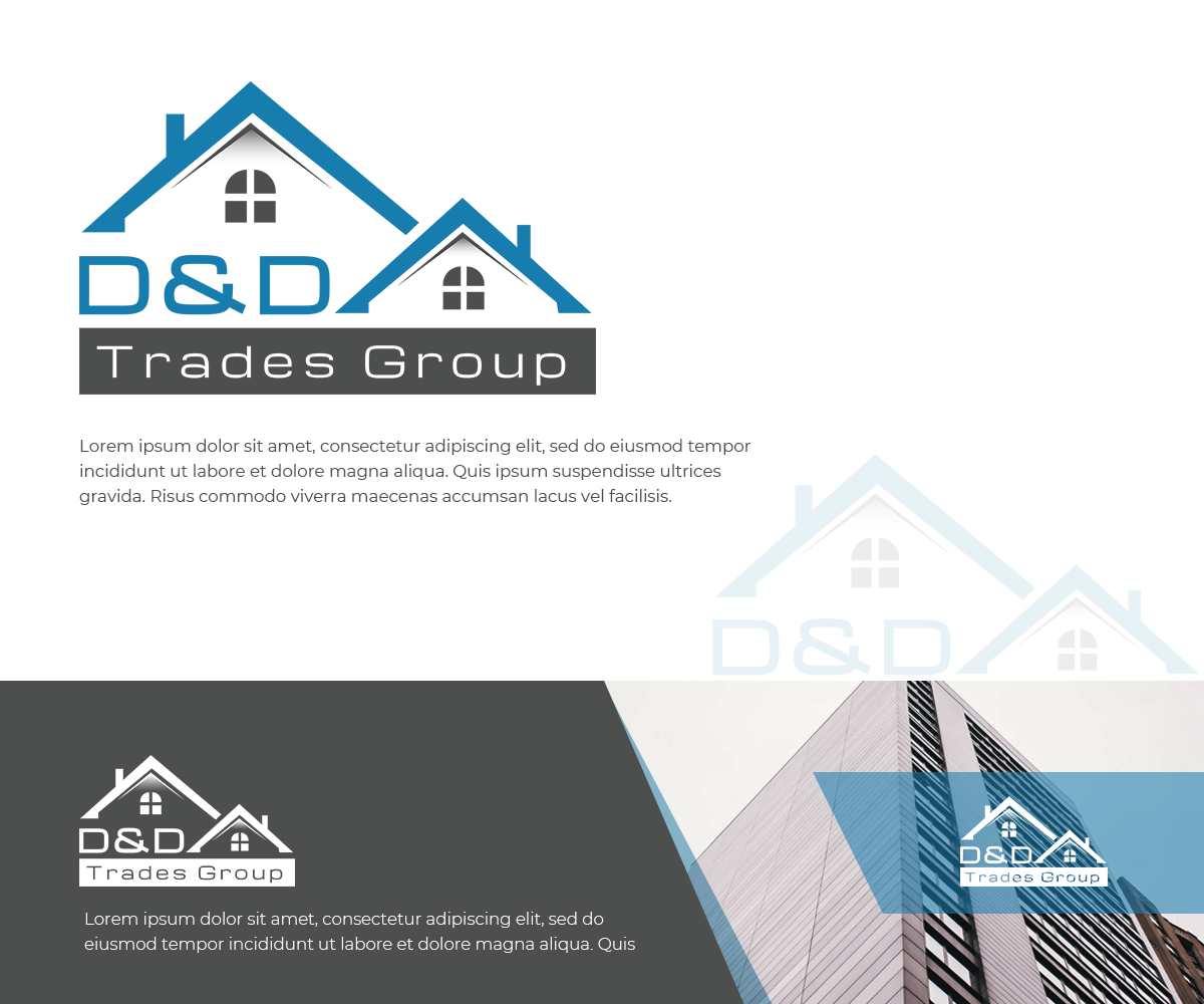 Logo Design by tejas.hapani for Domus & Domus Constructions Pty Ltd | Design #26326376