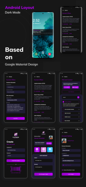 Diseño de aplicación (App) por Chill Guy para Platinum GmbH | Diseño: #26363096
