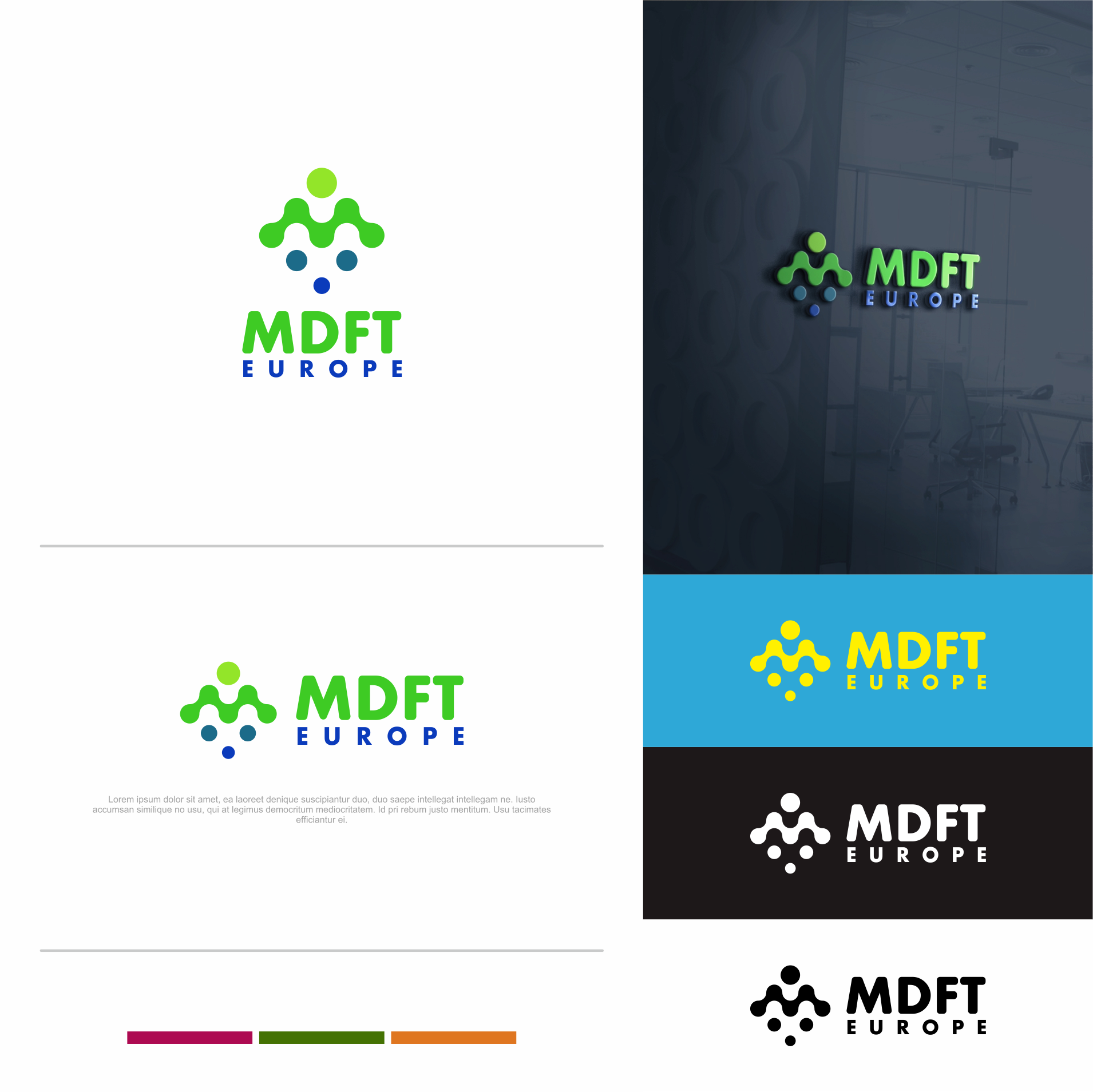 Logo Design by Nembelas Studio for MDFT Europe | Design #26360236