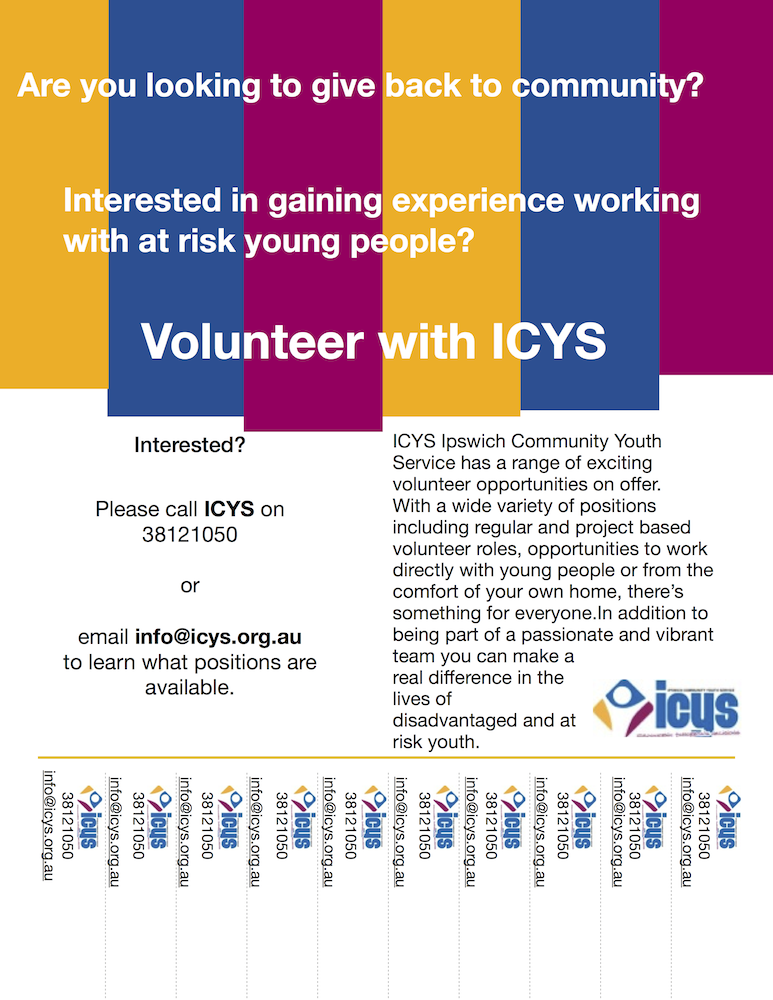 Flyer Design by Nordgold for ICYS Ipswich Community Youth Service Inc. | Design #3092099