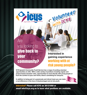 Design de Flyer par uk pour ICYS Ipswich Community Youth Service Inc. | Design : #3063855