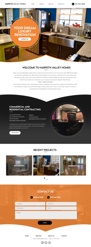 Web Design by Blue Sparrow for this project | Design: #26359306