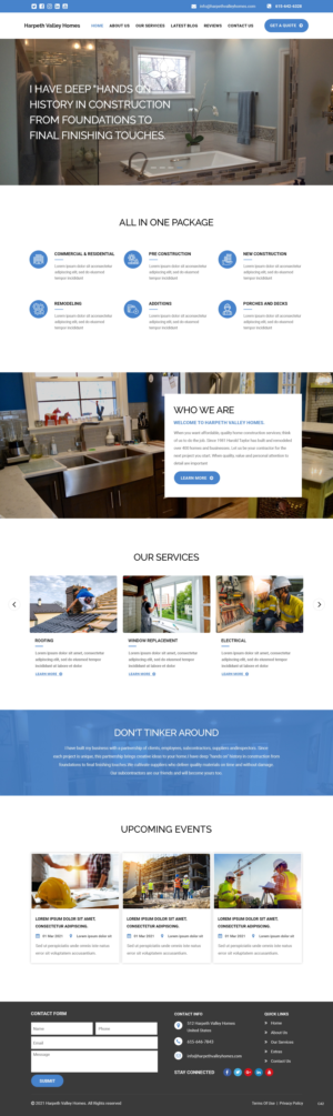 Web Design by pb for this project | Design: #26334847