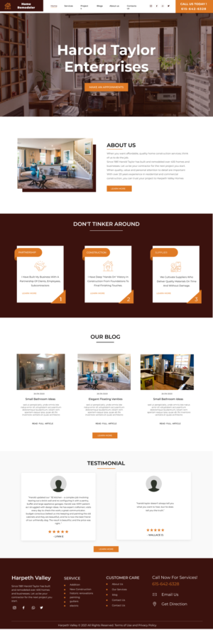 Web Design by Adeel Rahman for this project | Design: #26447853