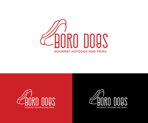 Boro Dogs....gourmet hotdogs and fries | Logo Design by Art Lancer