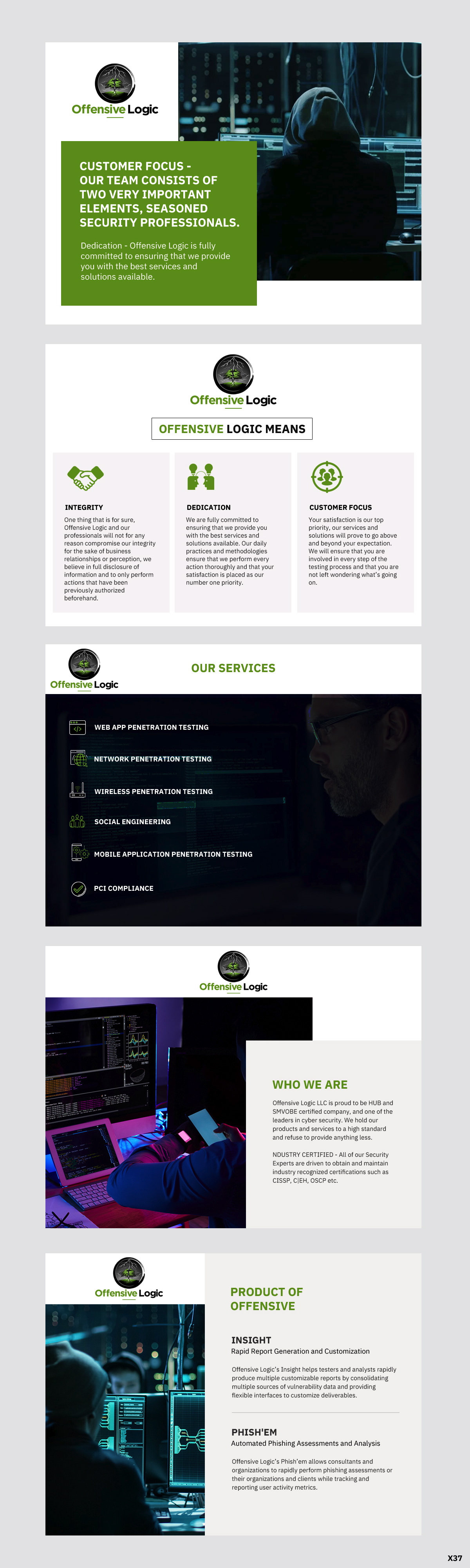 PowerPoint Design by pb for Offensive Logic | Design #26371593
