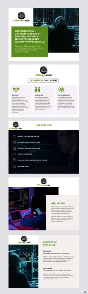 PowerPoint Design by pb for Offensive Logic | Design #26371593