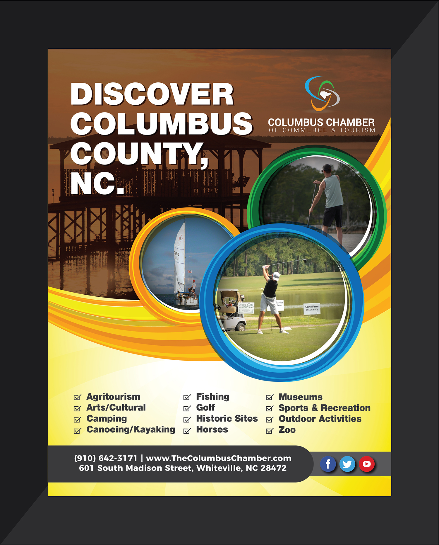 Design Publicitaire par Deziners Zone pour Columbus Chamber of Commerce and Tourism | Design #26329617