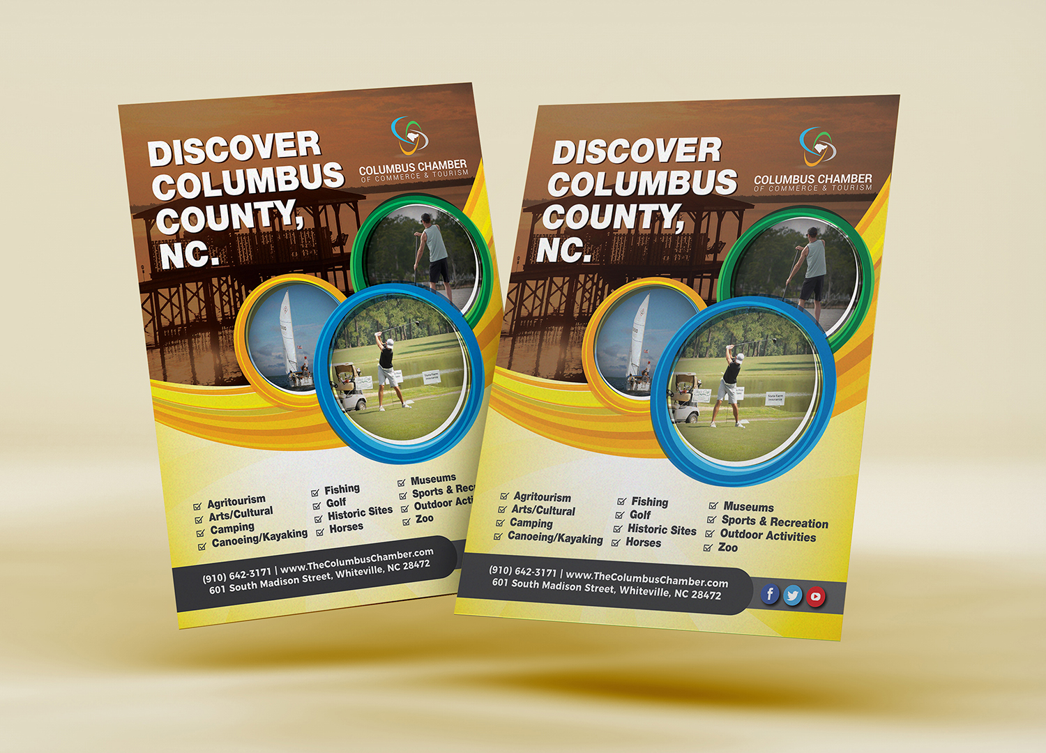 Design Publicitaire par Deziners Zone pour Columbus Chamber of Commerce and Tourism | Design #26329619