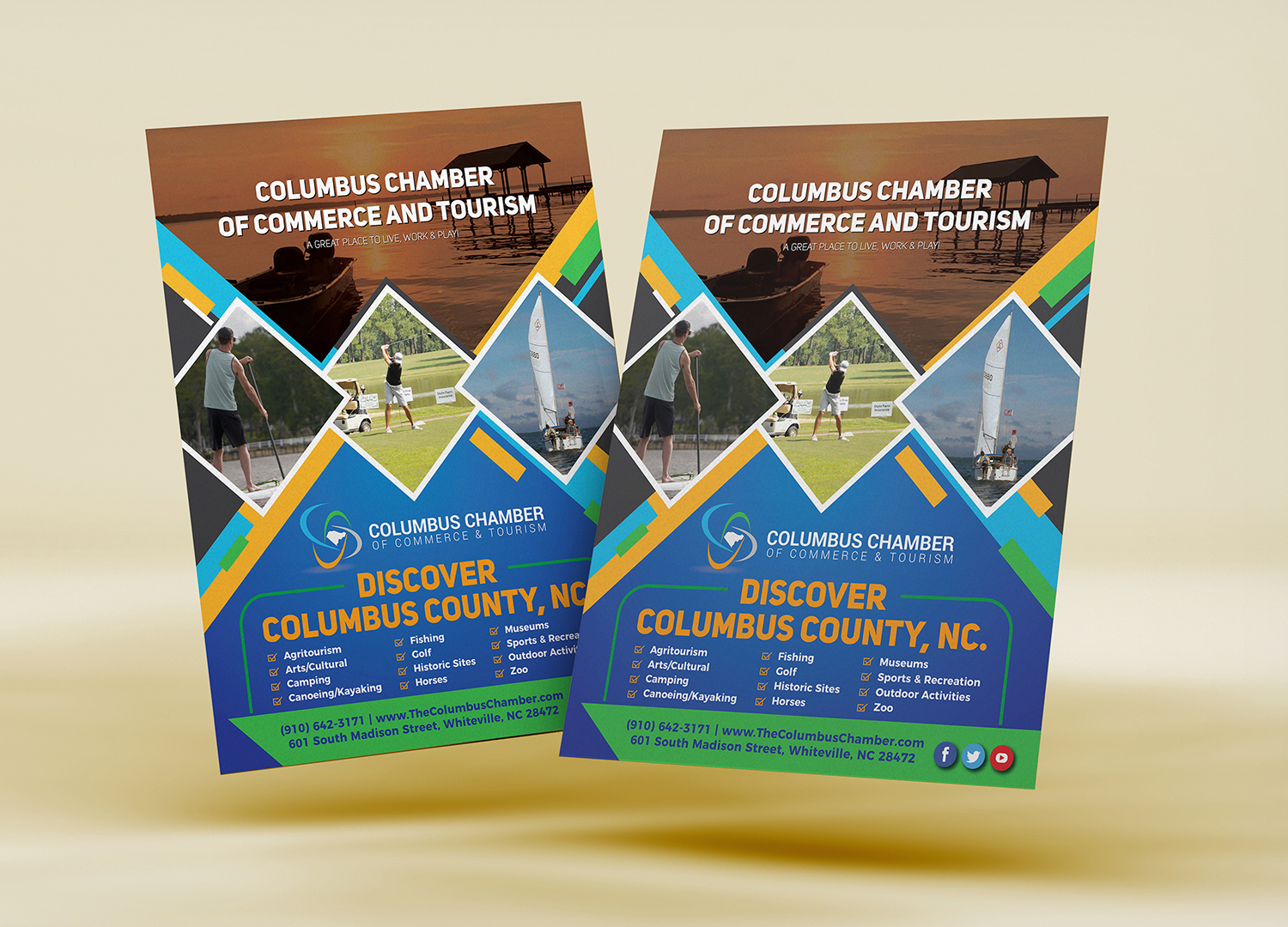 Design Publicitaire par Deziners Zone pour Columbus Chamber of Commerce and Tourism | Design #26329620