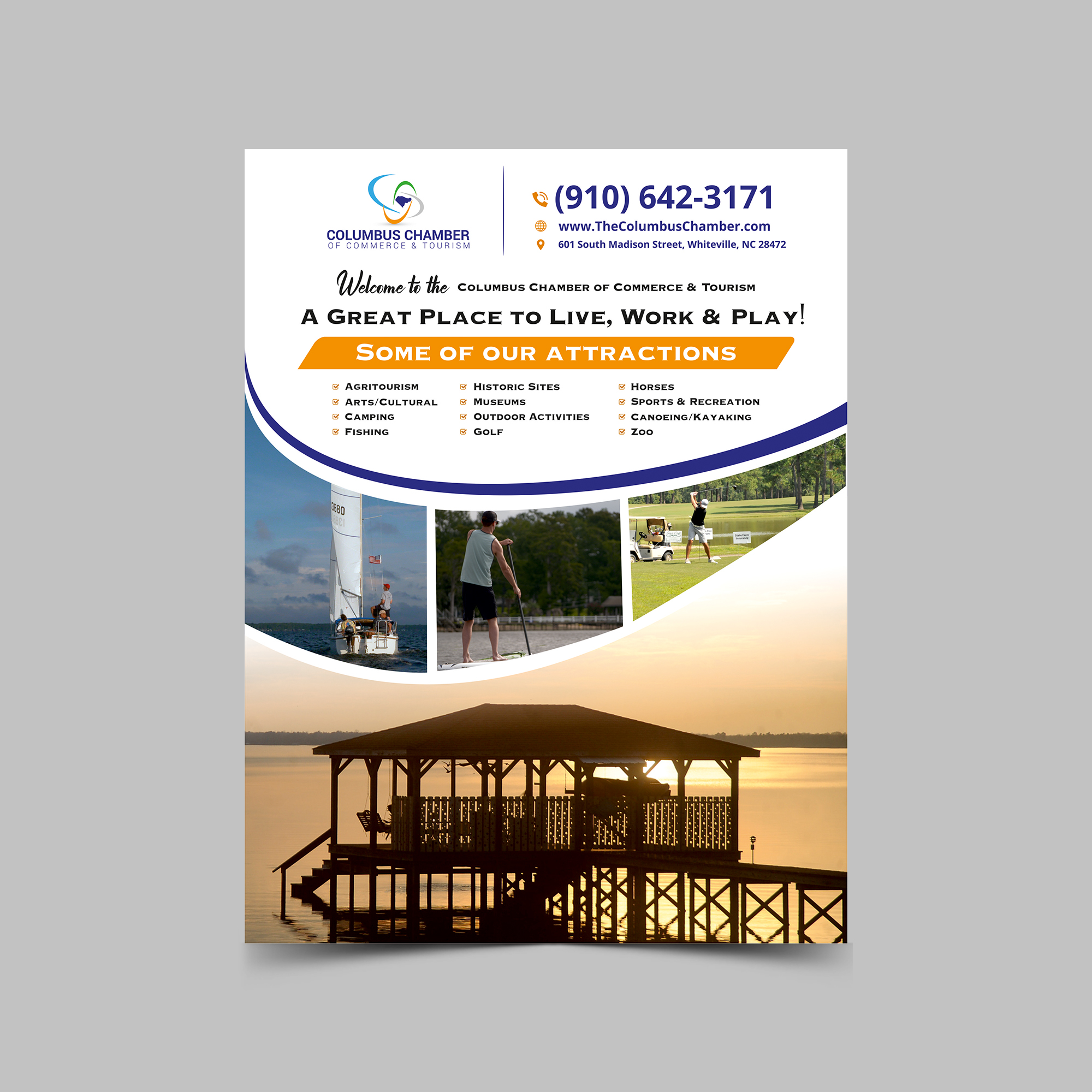 Advertisement Design by ecorokerz for Columbus Chamber of Commerce and Tourism | Design #26332790