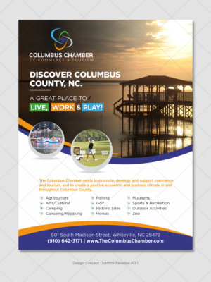 Advertisement Design by D Creative for Columbus Chamber of Commerce and Tourism | Design #26329240