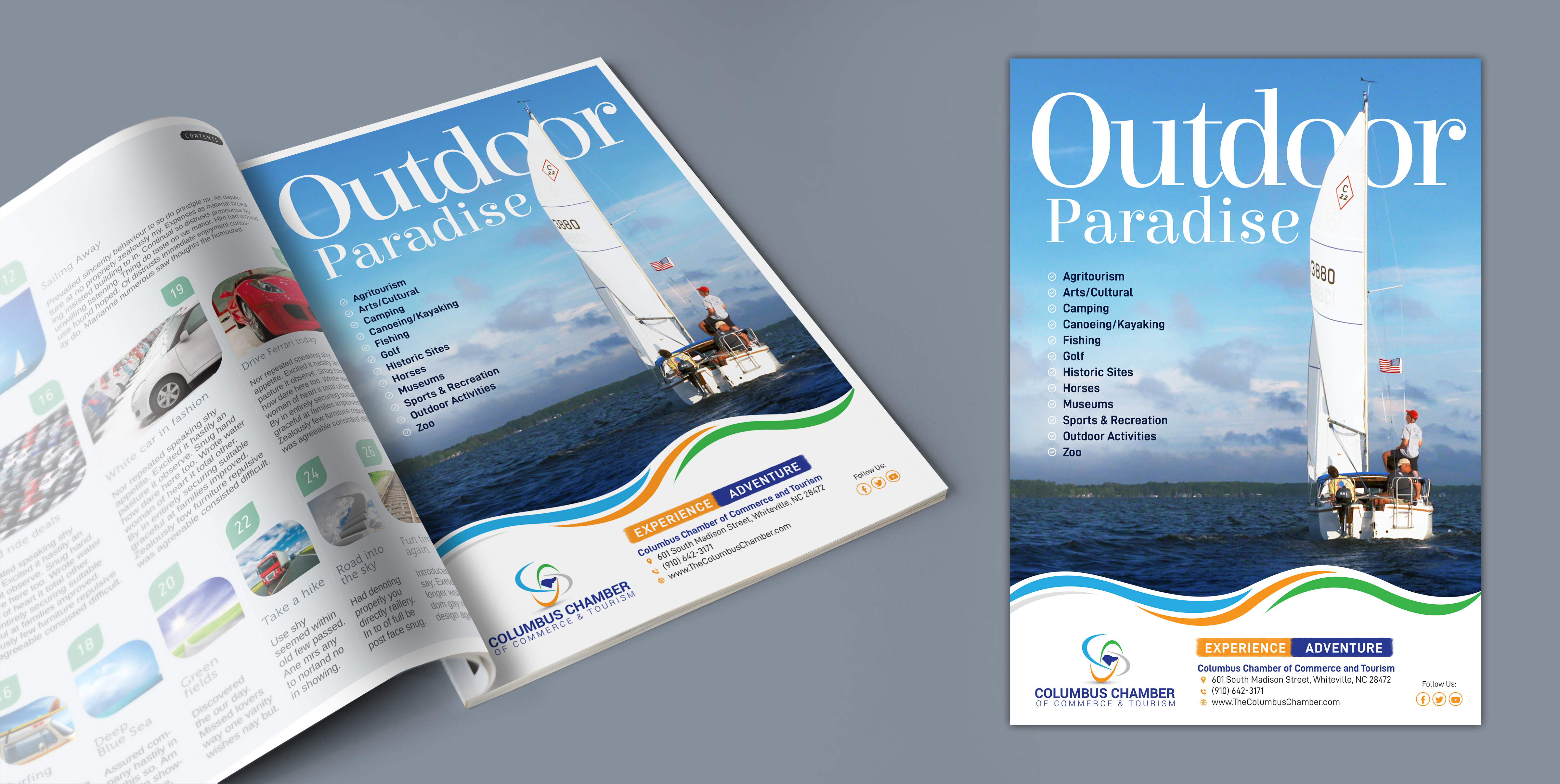 Design Publicitaire par SAI DESIGNS pour Columbus Chamber of Commerce and Tourism | Design #26327002