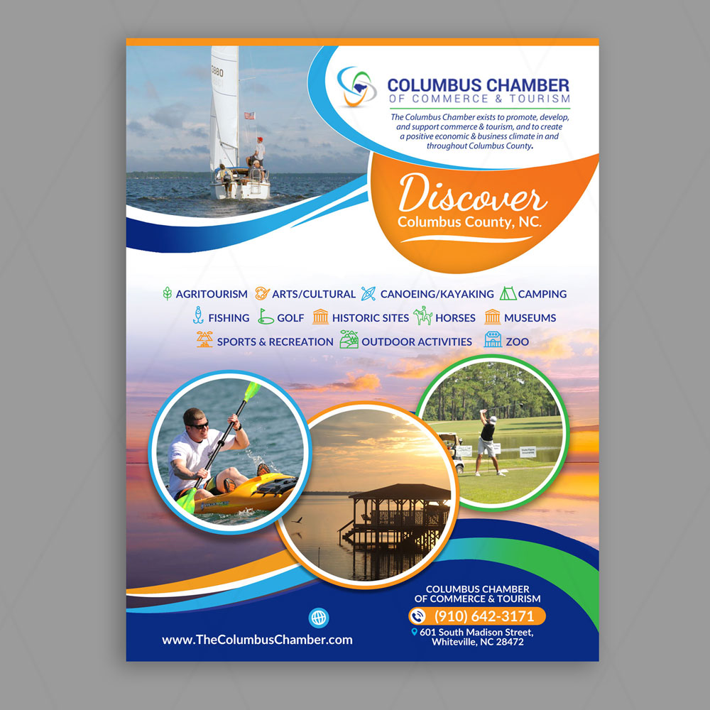 Werbe-Design von DA. für Columbus Chamber of Commerce and Tourism | Design #26345296