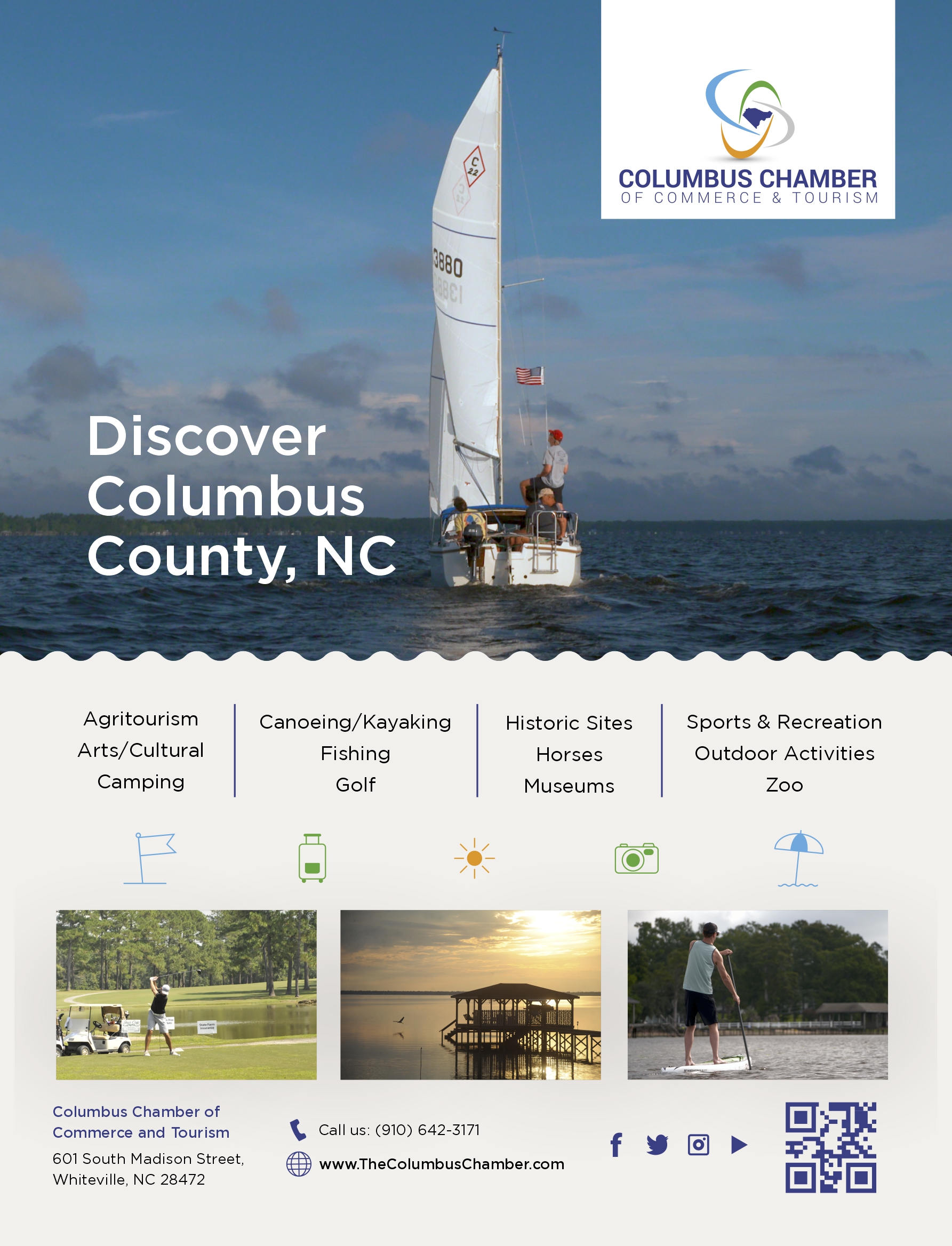 Advertisement Design by DesignART for Columbus Chamber of Commerce and Tourism | Design #26334843