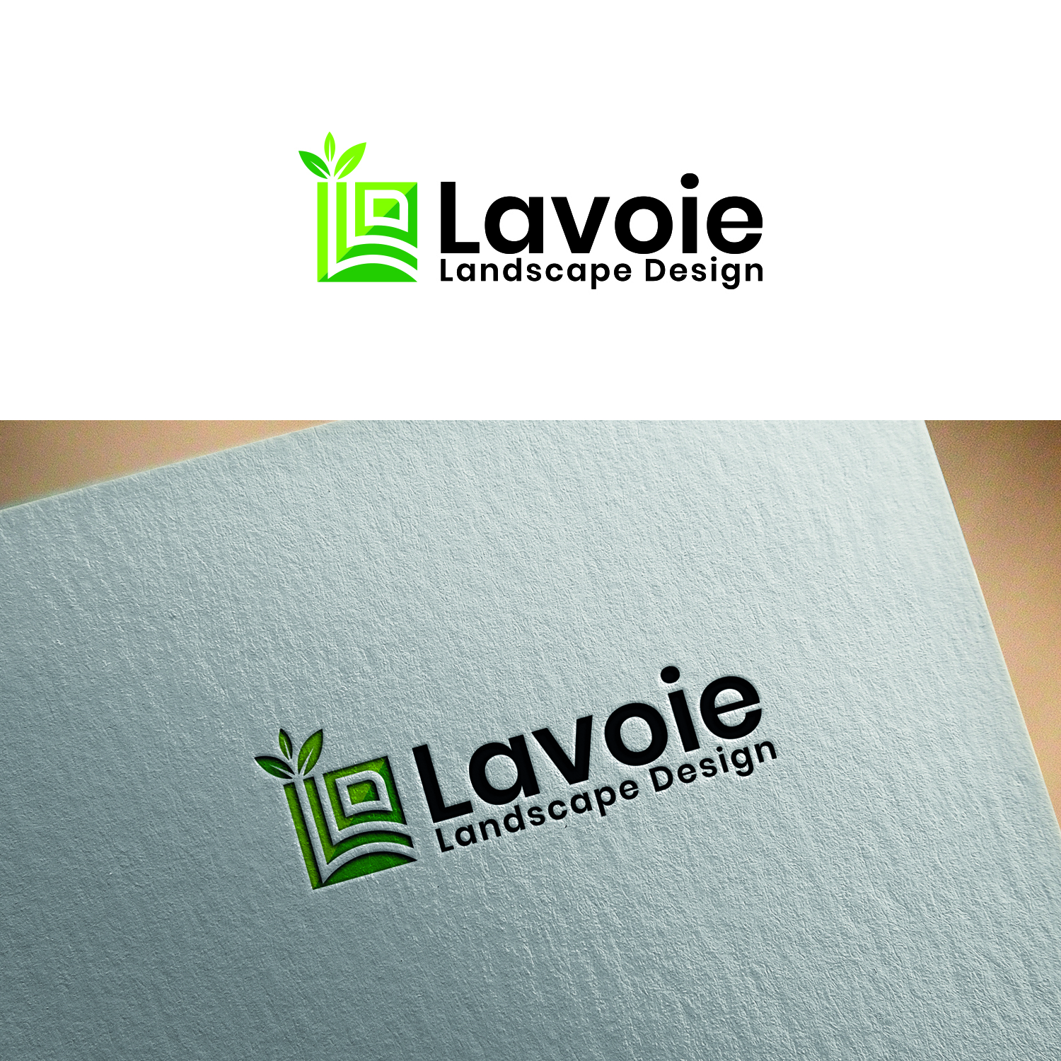 Logo Design by MG.graphics for Lavoie Landscape Design  | Design #26331290