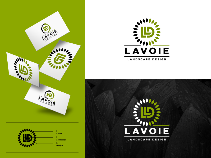 Logo Design by artswolf for Lavoie Landscape Design  | Design #26355368