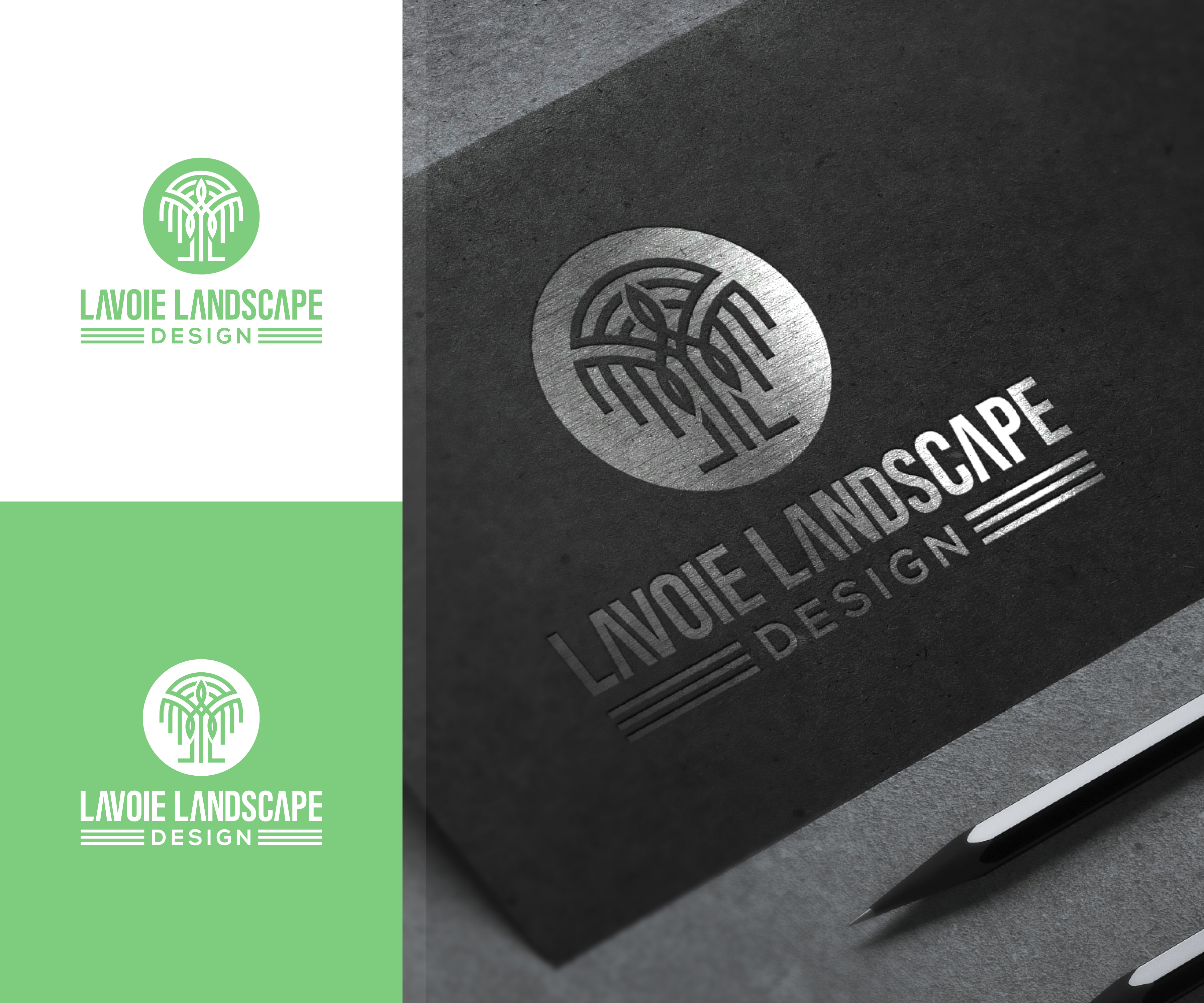 Logo Design by Indrawasih for Lavoie Landscape Design  | Design #26337738
