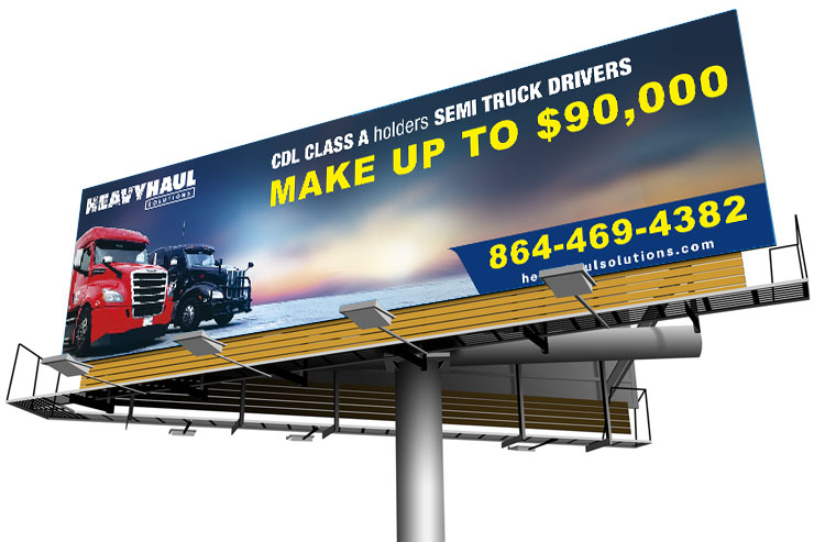 Billboard Design by Resolution -  Artistic Production Services for Heavy Haul Solutions | Design #26396796
