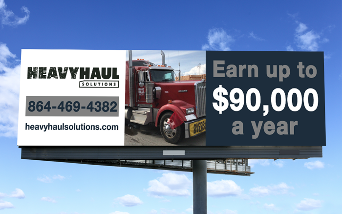 Werbetafel-Design von Young Creations für Heavy Haul Solutions | Design #26333998