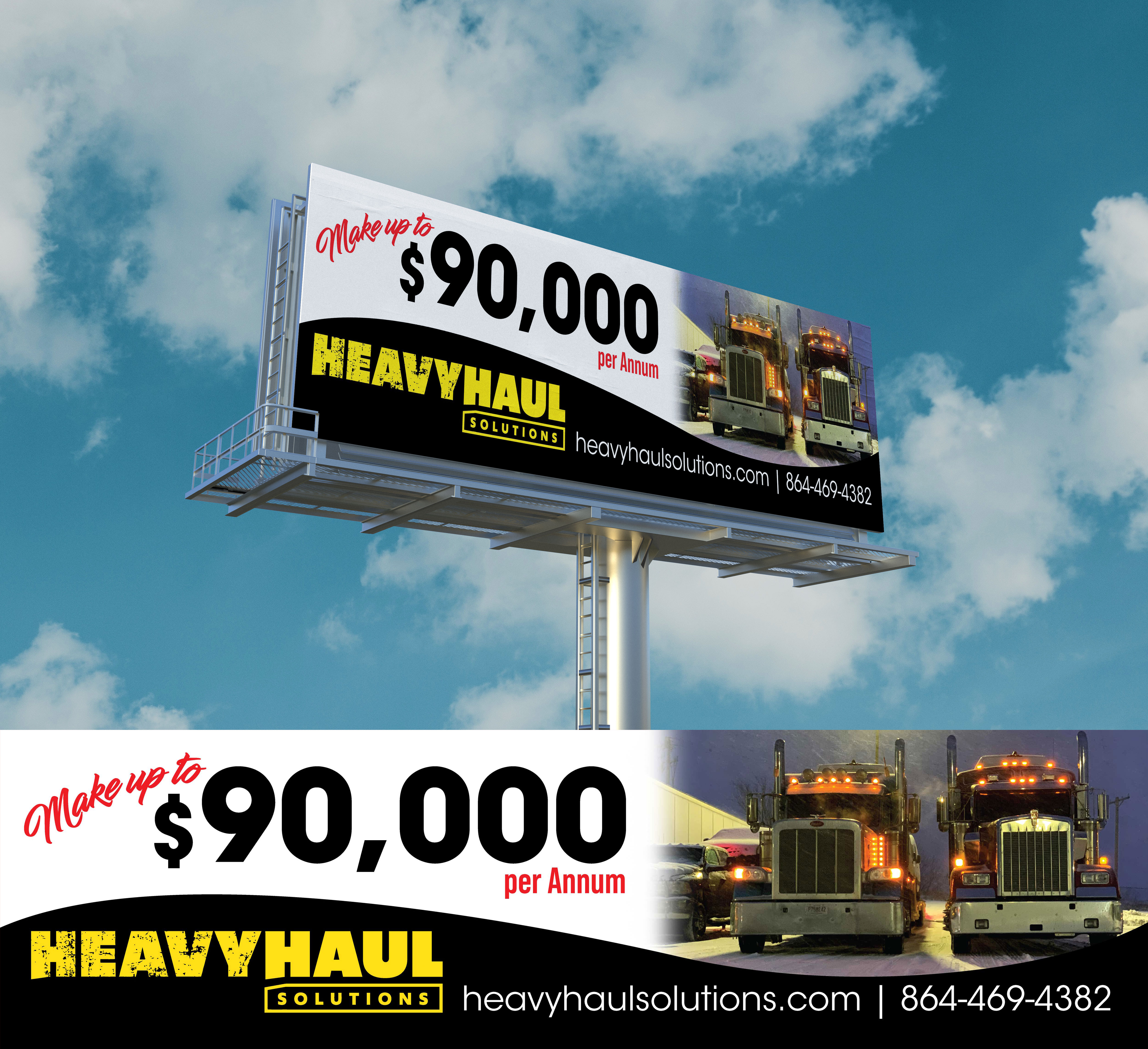 Billboard Design by HAMDIYA for Heavy Haul Solutions | Design #26336976