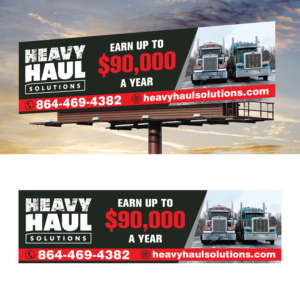 Diseño de Cartelera por mmmarif1982 para Heavy Haul Solutions | Diseño: #26328889