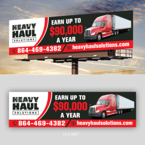Diseño de Cartelera por mmmarif1982 para Heavy Haul Solutions | Diseño: #26329074