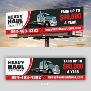 Diseño de Cartelera por mmmarif1982 para Heavy Haul Solutions | Diseño: #26331661