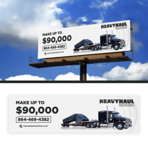 Diseño de Cartelera por Mime Artworks para Heavy Haul Solutions | Diseño: #26385595