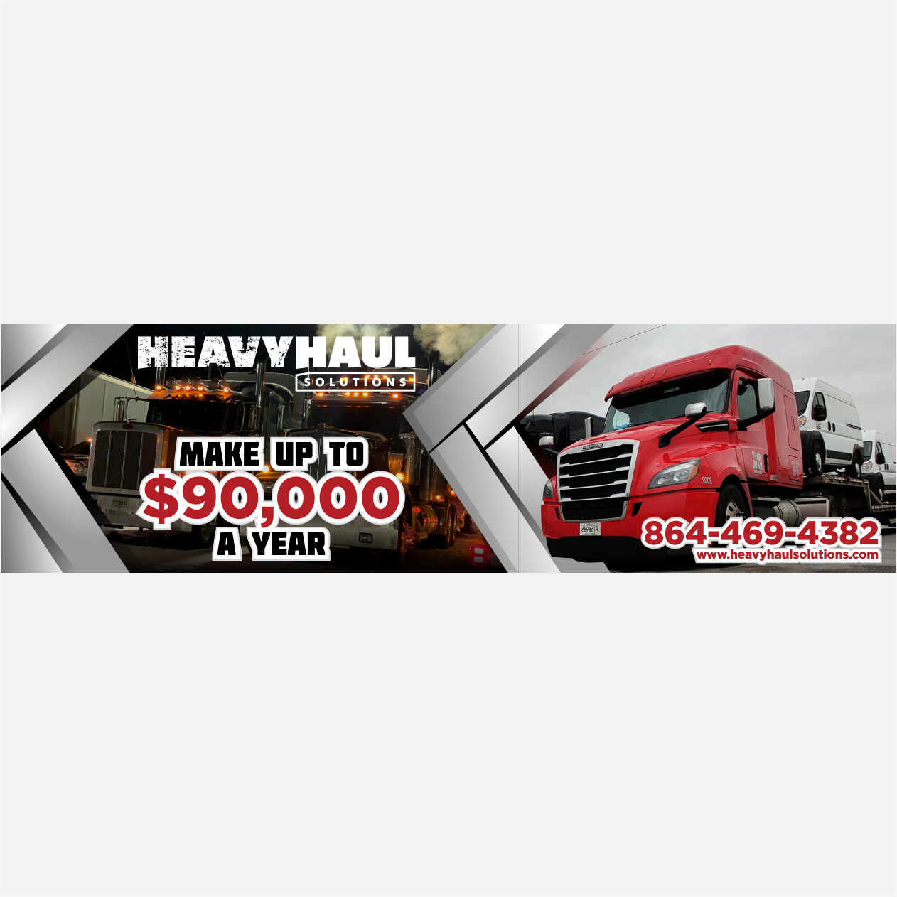 Billboard Design by vintana for Heavy Haul Solutions | Design #26357568