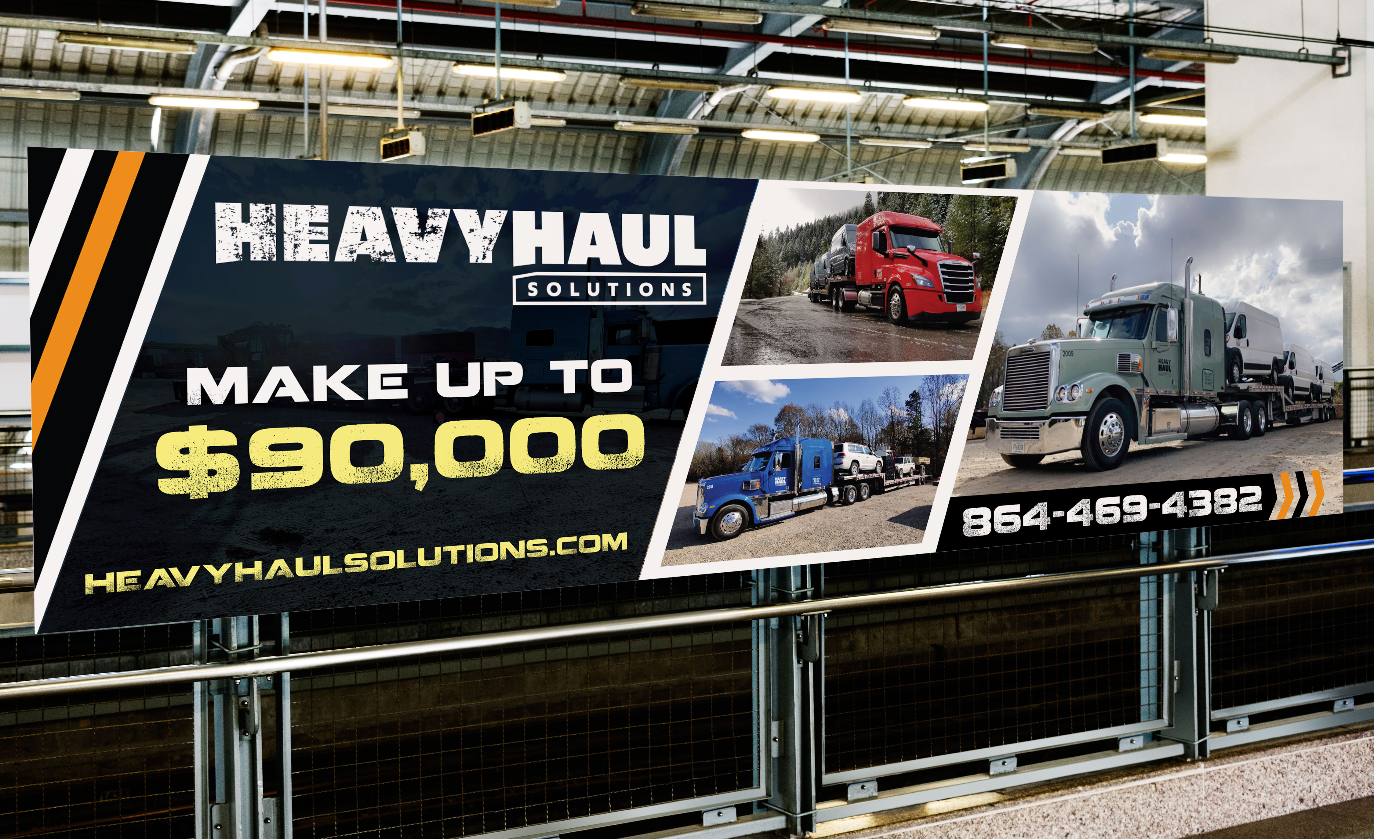 Billboard Design by Fusionex Studio for Heavy Haul Solutions | Design #26330615