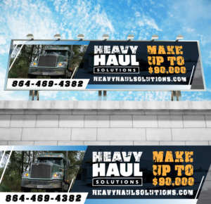 Diseño de Cartelera por Fusionex Studio para Heavy Haul Solutions | Diseño: #26333897