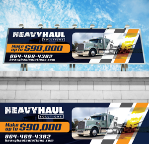 Diseño de Cartelera por Fusionex Studio para Heavy Haul Solutions | Diseño: #26333899