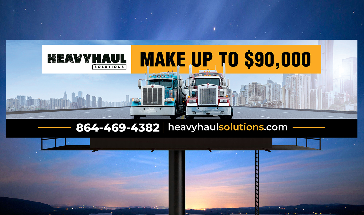 Billboard Design by Aurora:) for Heavy Haul Solutions | Design #26332509