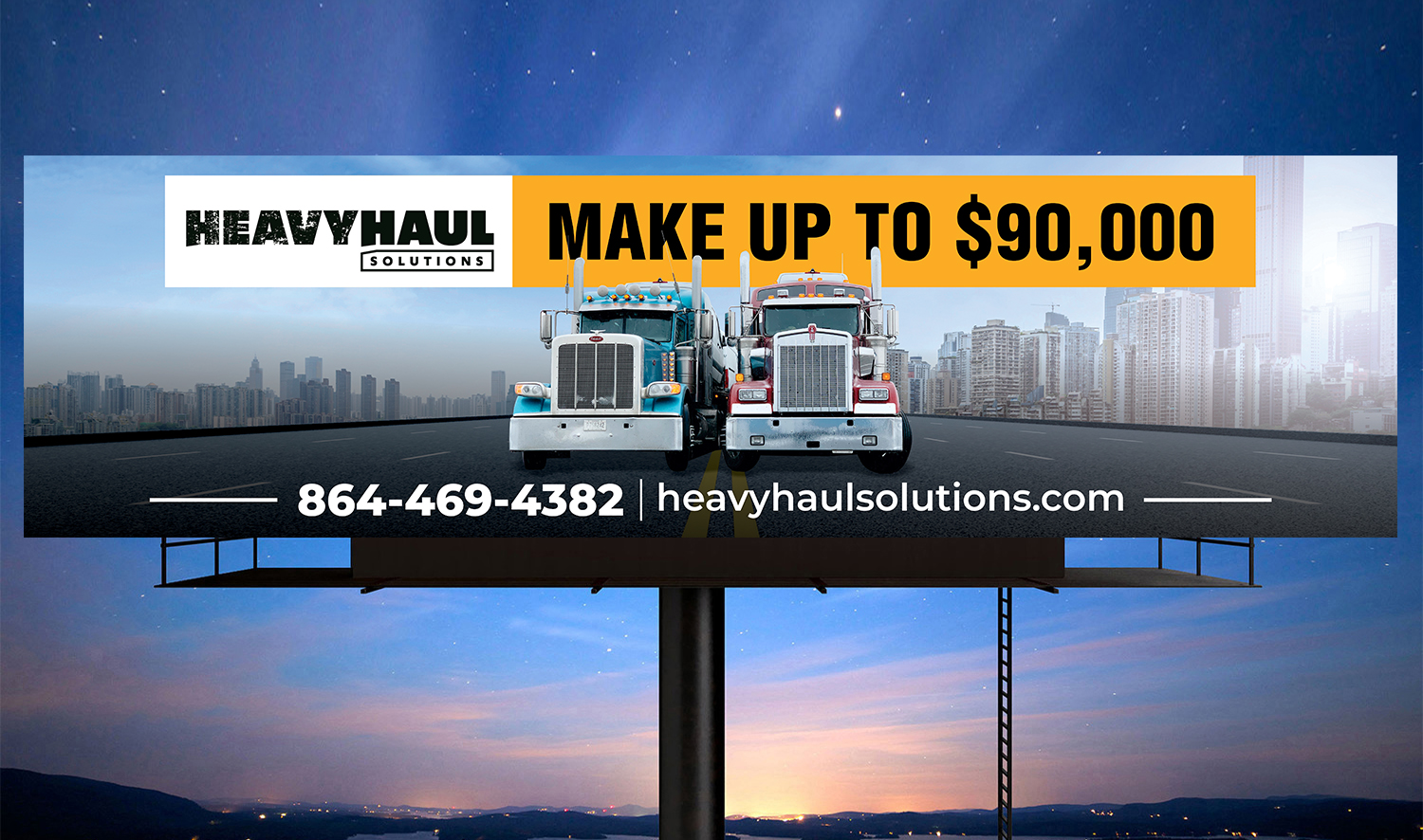 Billboard Design by Aurora:) for Heavy Haul Solutions | Design #26332511