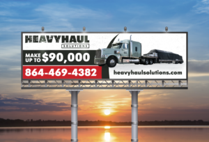 Southport Billboard for Hiring more CDL drivers | Diseño de Cartelera por Titan Solbiz