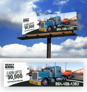 Diseño de Cartelera por Shumaila Kiran para Heavy Haul Solutions | Diseño: #26334783