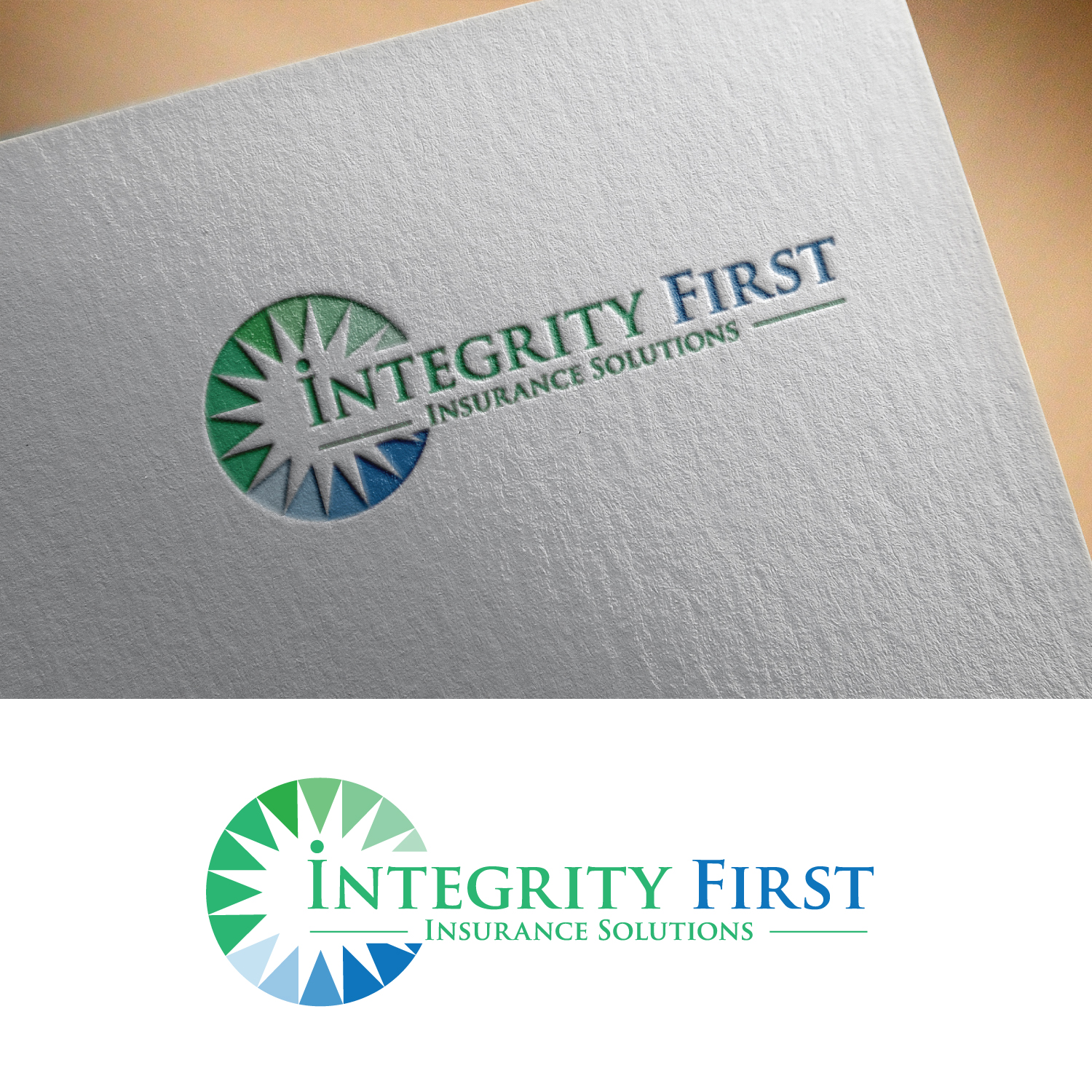 Logo Design by GODDREAMCREATION for Integrity First Insurance Solutions Pty Ltd | Design #26339919